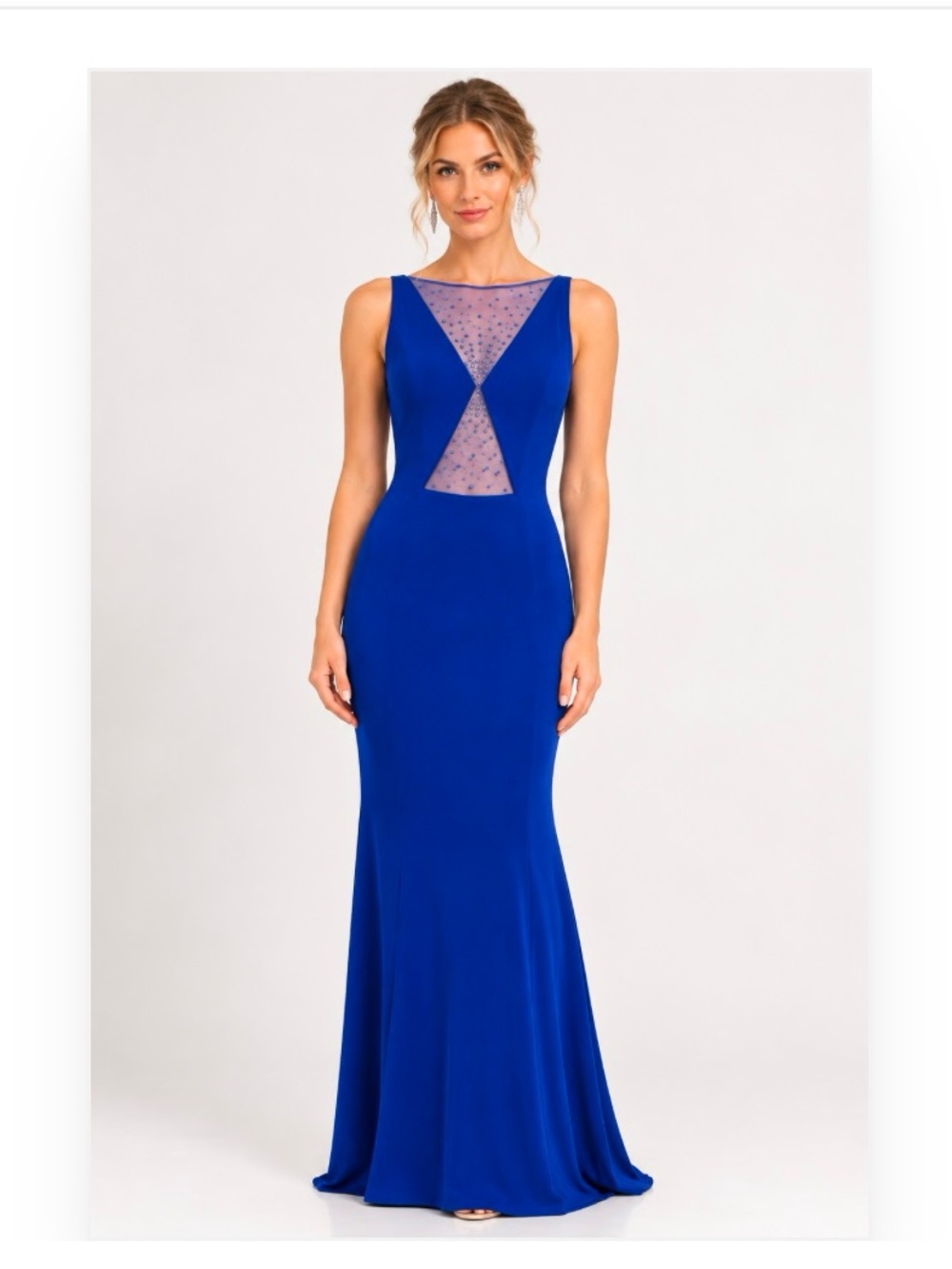 Vintage Splendifferous Westwood Village Royal Blue Evening Gown S / M